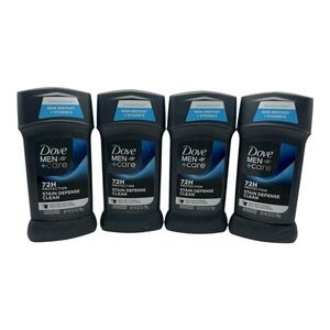 Dove Men+Care - Stain Defense Clean (2.7 oz) - 72H Antiperspirant Stick